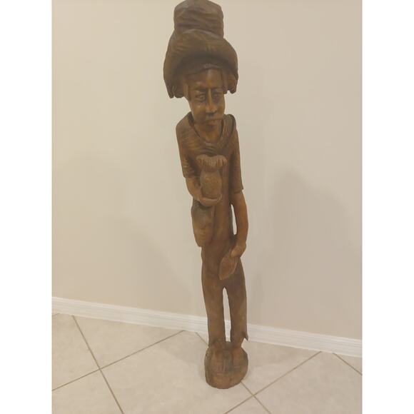 Tall Statue in fair condition - Picture 1 of 7
